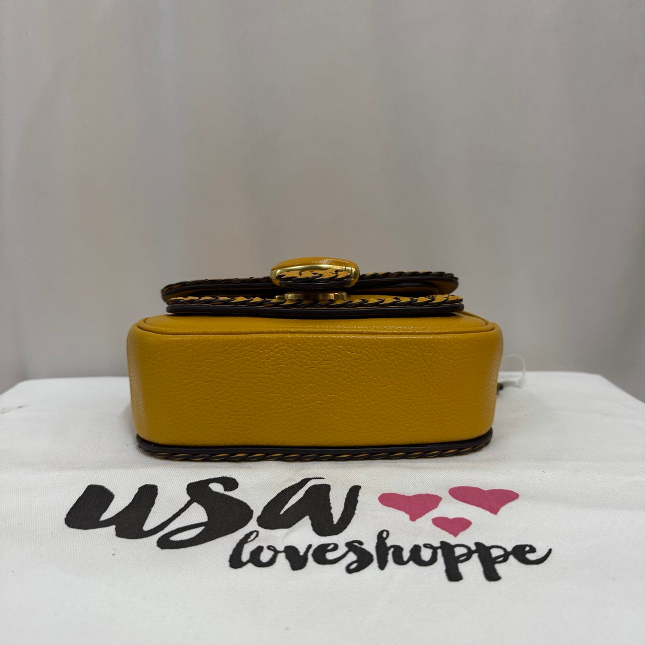 [AUCTION][READY STOCK MY] COACH Tabby Messenger 19 With Braid in Buttercup (CJ837)