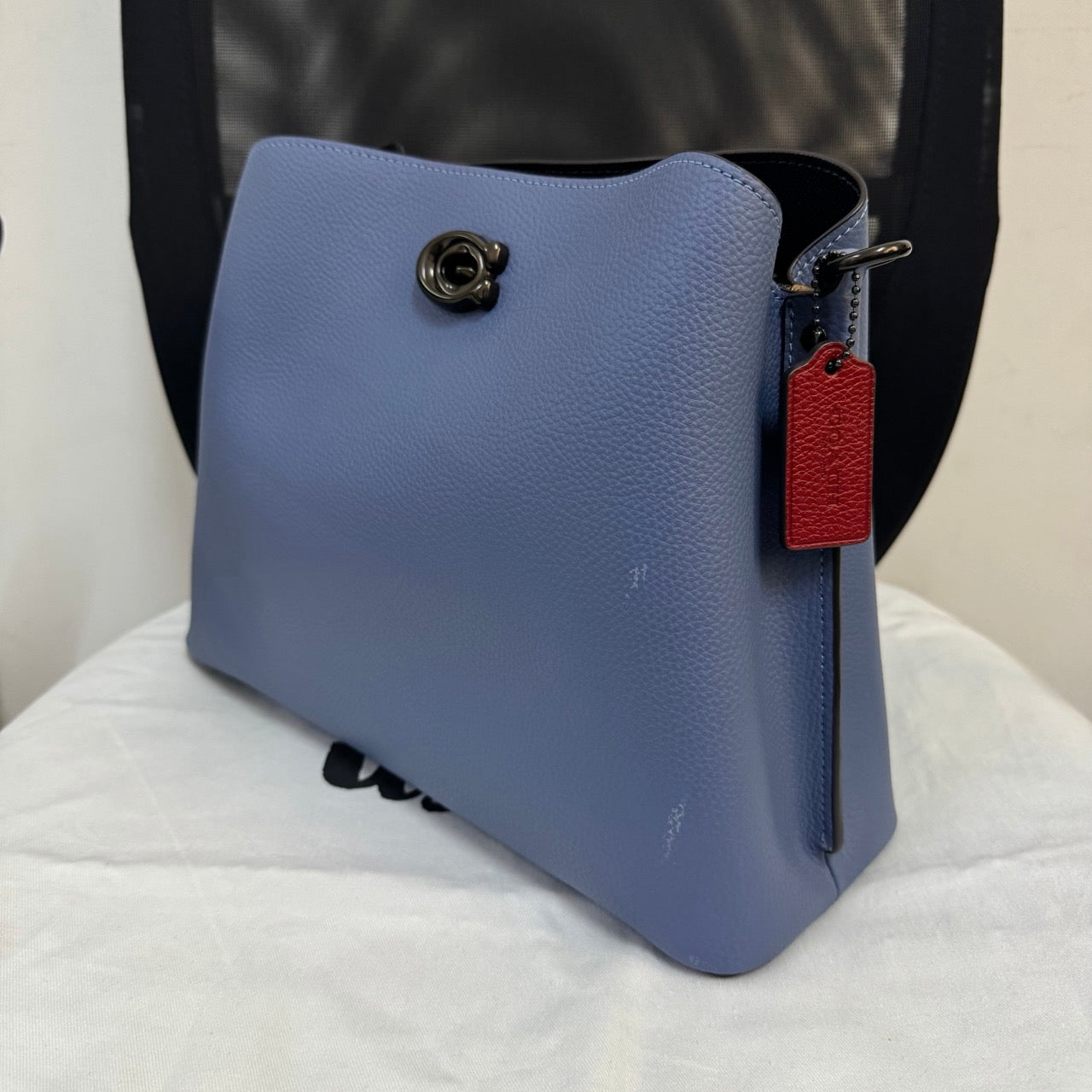 [AUCTION][READY STOCK MY] COACH Willow Shoulder Bag In Colorblock in Washed Chambray Multi (C2590)