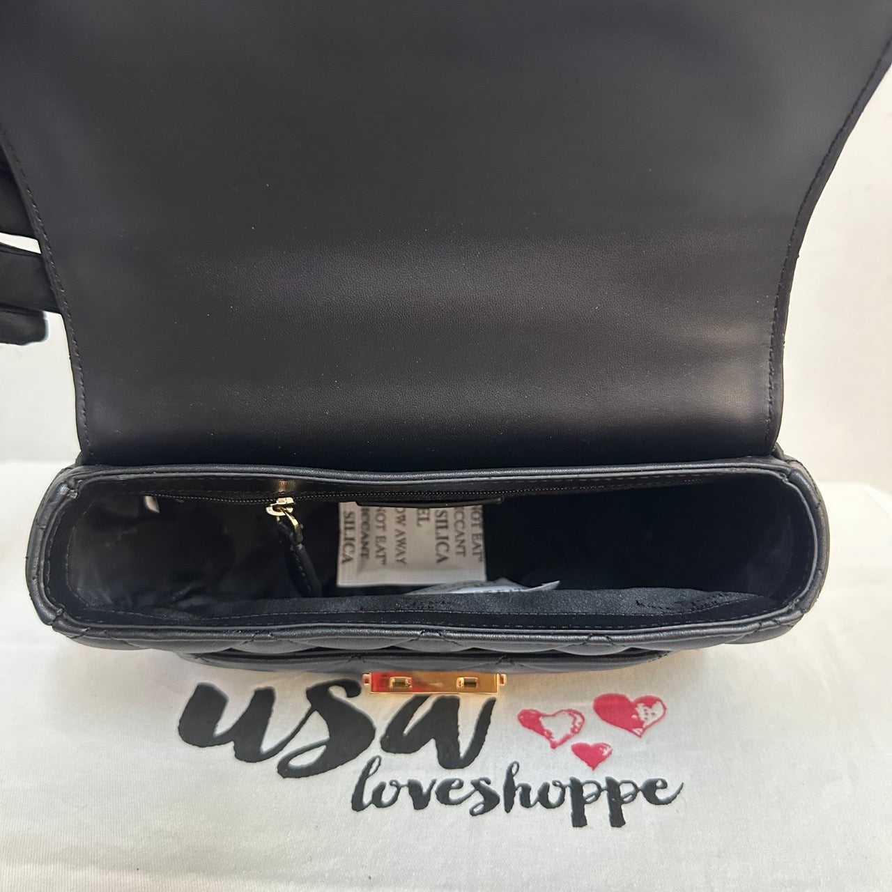[AUCTION][READY STOCK MY] Kate Spade Carey Quilted Leather Medium Shoulder Bag in Black (KA766)