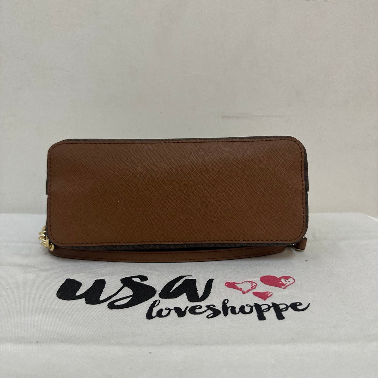 [AUCTION][READY STOCK MY] Michael Kors Jet Set Travel Medium Dome X-Cross Crossbody in Signature Brown (35F1GTVC6B)