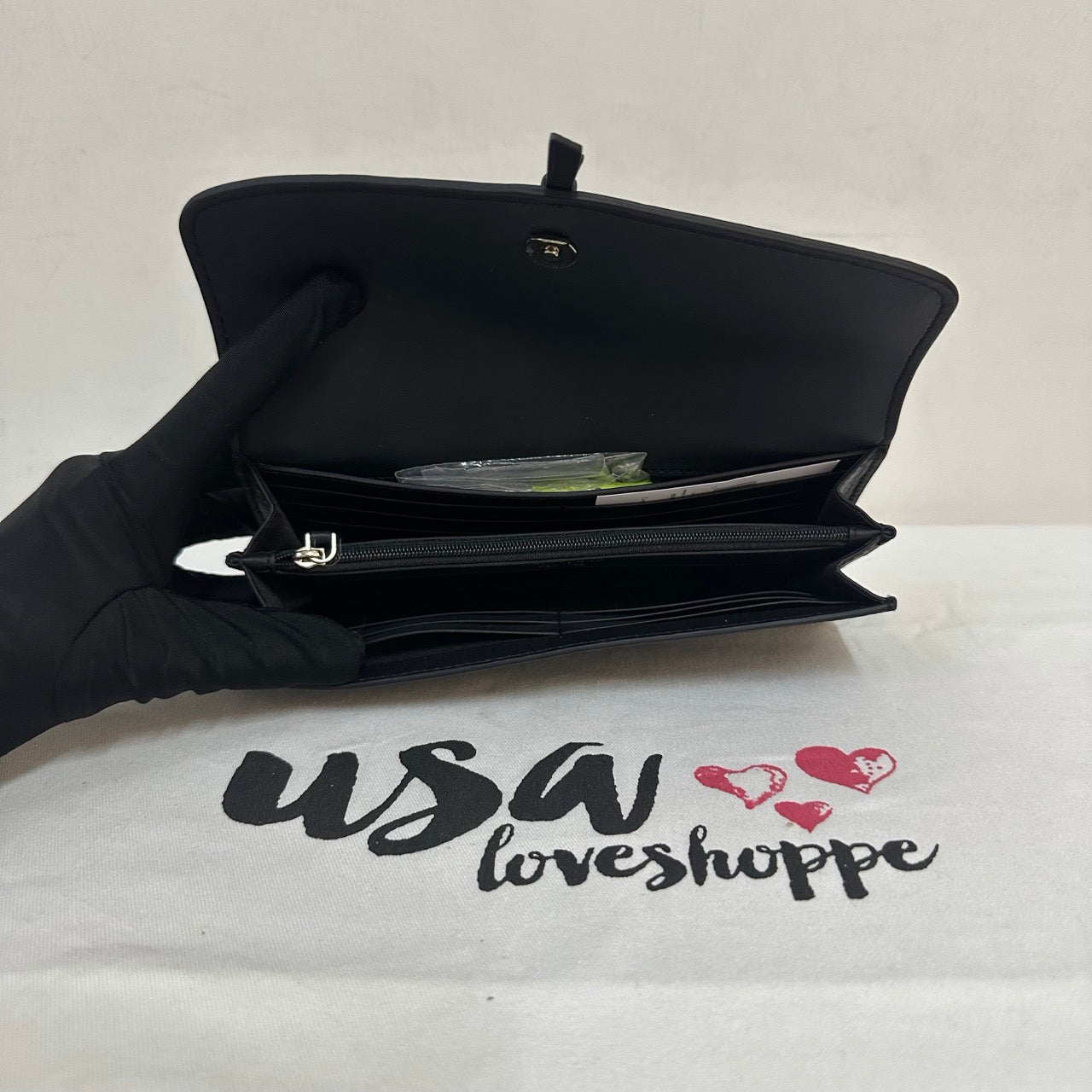 [AUCTION][READY STOCK MY] Kate Spade Marti Pebbled Leather Wallet in Black (K6402)
