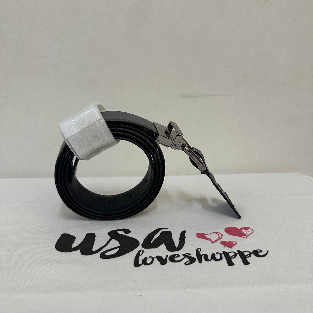 [AUCTION][READY STOCK MY] Michael Kors Men's Reversible Leather Belt in Grey