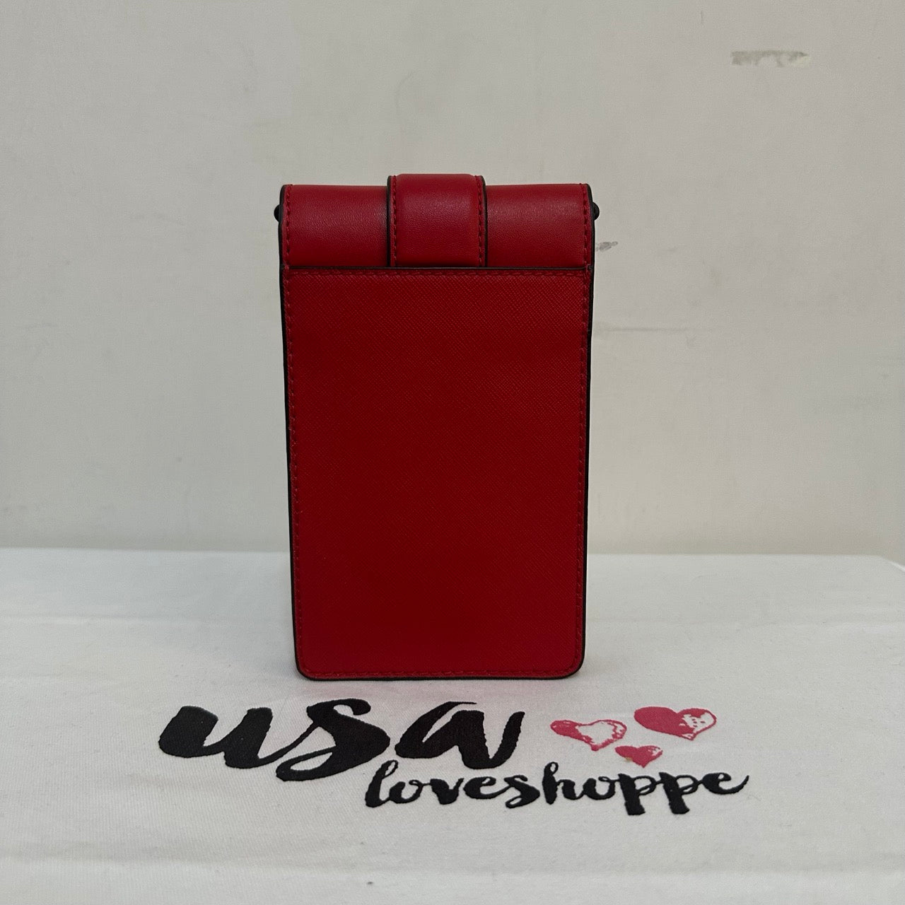 [AUCTION][READY STOCK MY] Michael Kors Carmen Small NS phone Crossbody in Bright Red (35H3SNMC5L)