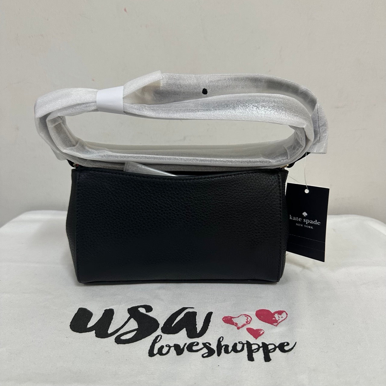 [AUCTION][READY STOCK MY] Kate Spade Leila Mini Zip Crossbody in Black (KE487)