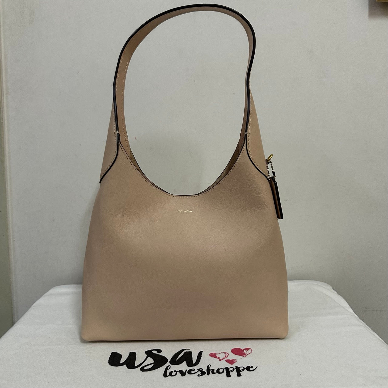 [AUCTION][READY STOCK MY] COACH Brooklyn Shoulder Bag 28 in Cream (CU068)