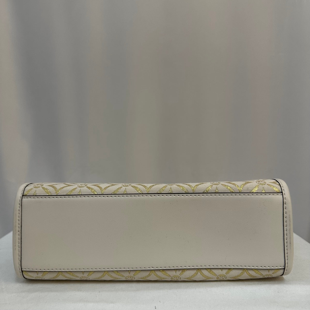 [AUCTION][READY STOCK MY] Michael Kors Mirella Small Metallic Logo Jacquard Crossbody Bag in Light Cream Multi (35F4G7ZC5J)
