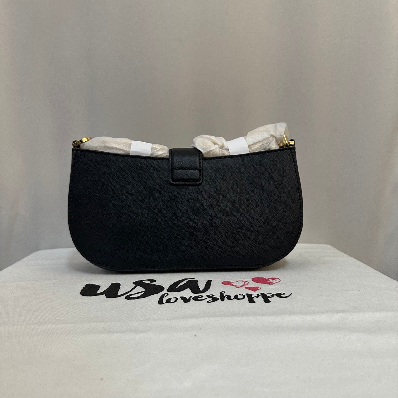[AUCTION][READY STOCK MY] COACH Carmen Small Pouchette in Black (35F2GNMCOL)