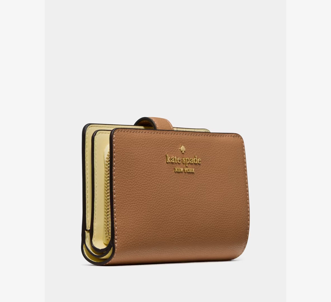 [READY STOCK MY] Kate Spade Medium Bifold Wallet in Tuscan Brown (KN751)