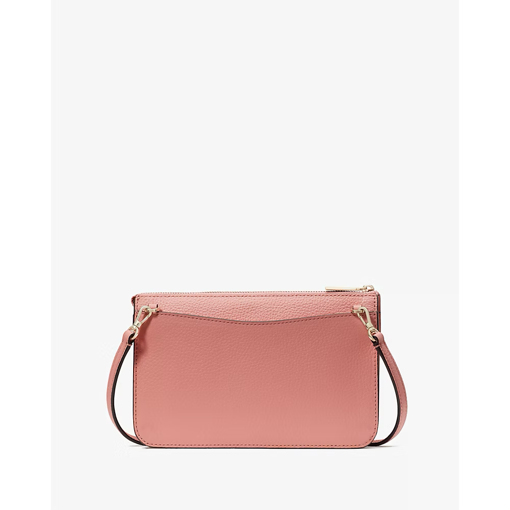 Kate Spade Leila Small Flap Crossbody in Peachy Rose (K8284)