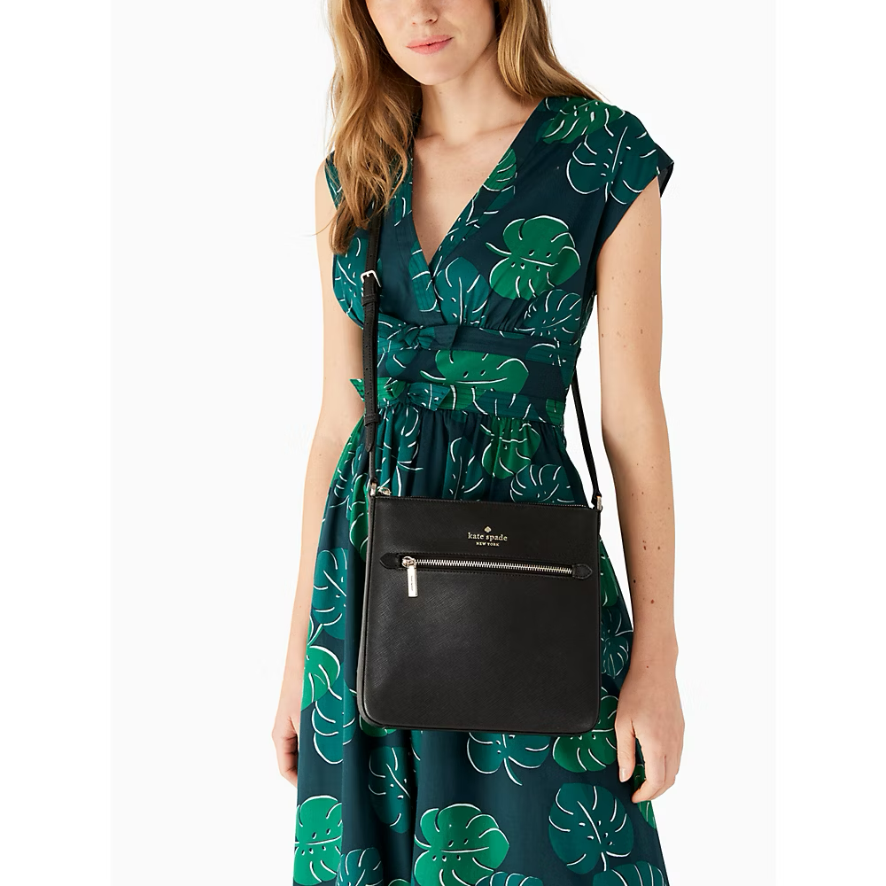 [READY STOCK MY] Kate Spade Sadie North South Crossbody in Black (K7379)