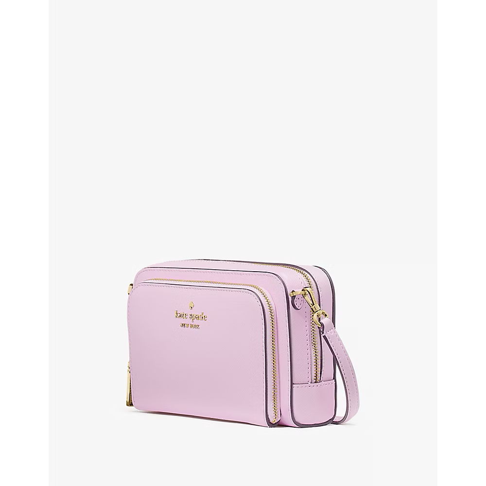 Kate Spade Staci Dual Zip Around Crossbody in Berry Cream (KG036)