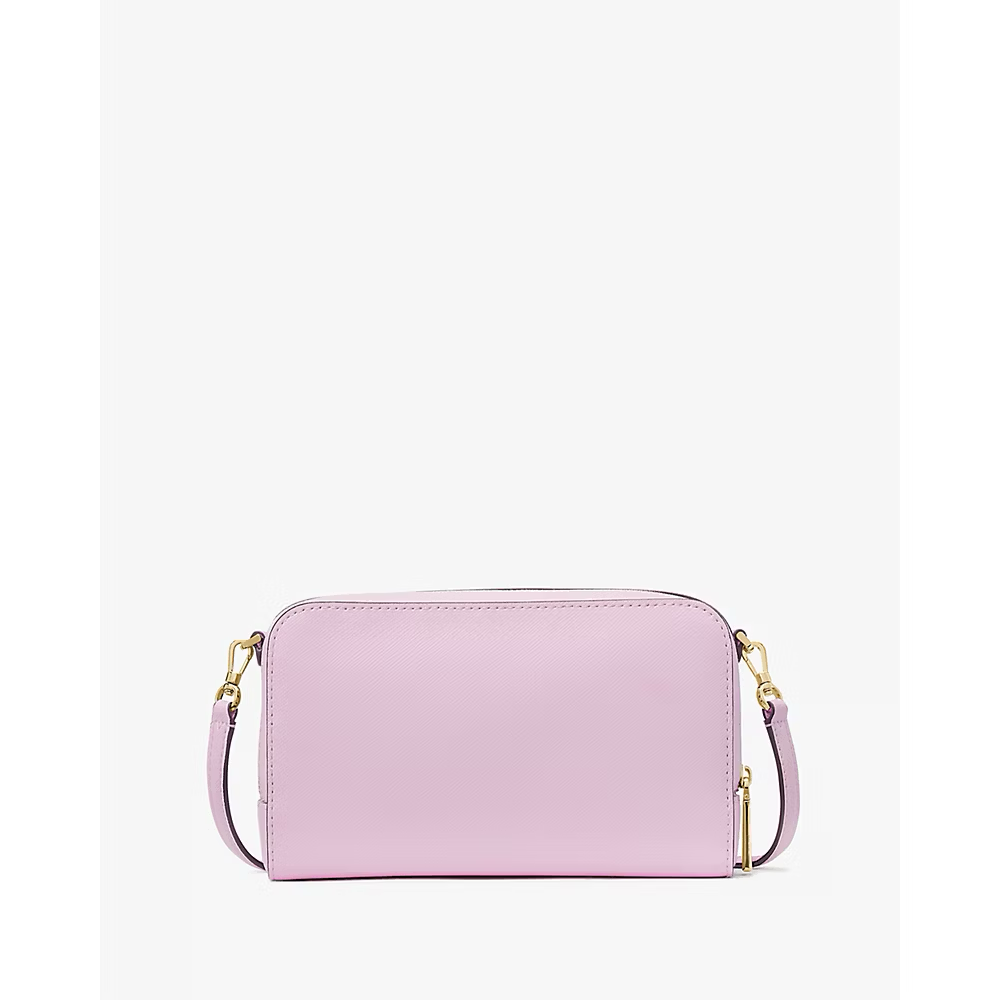 Kate Spade Staci Dual Zip Around Crossbody in Berry Cream (KG036)