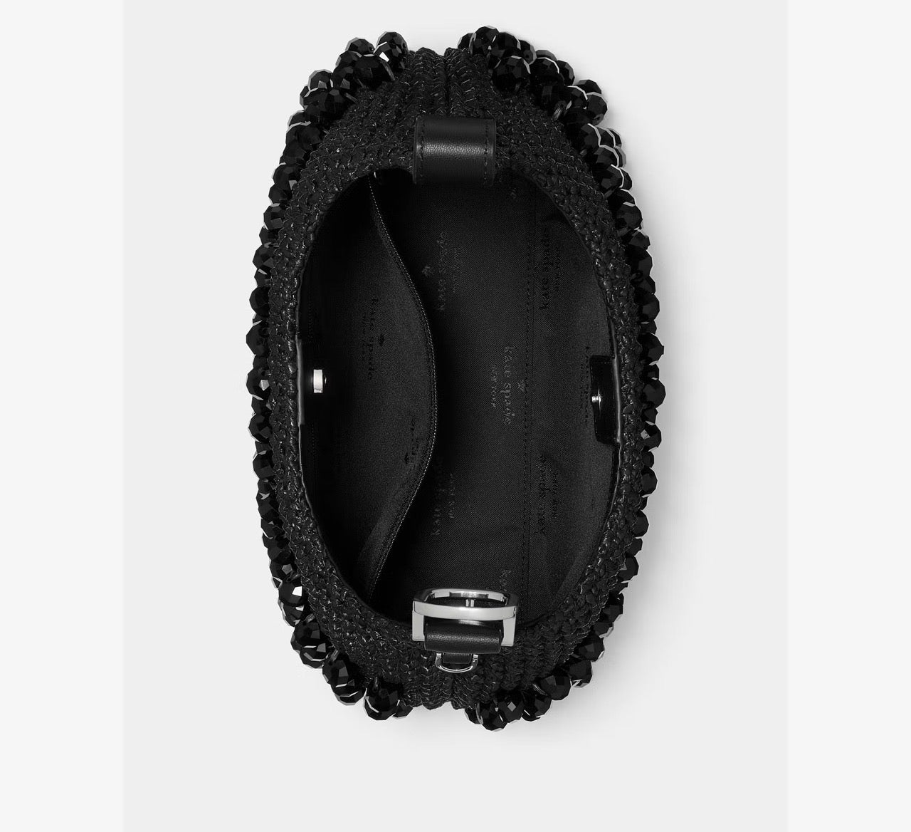 [INCOMING ETA 30 DAYS] Kate Spade 454 Straw Mini Crossbody Bag in Black (KO414)