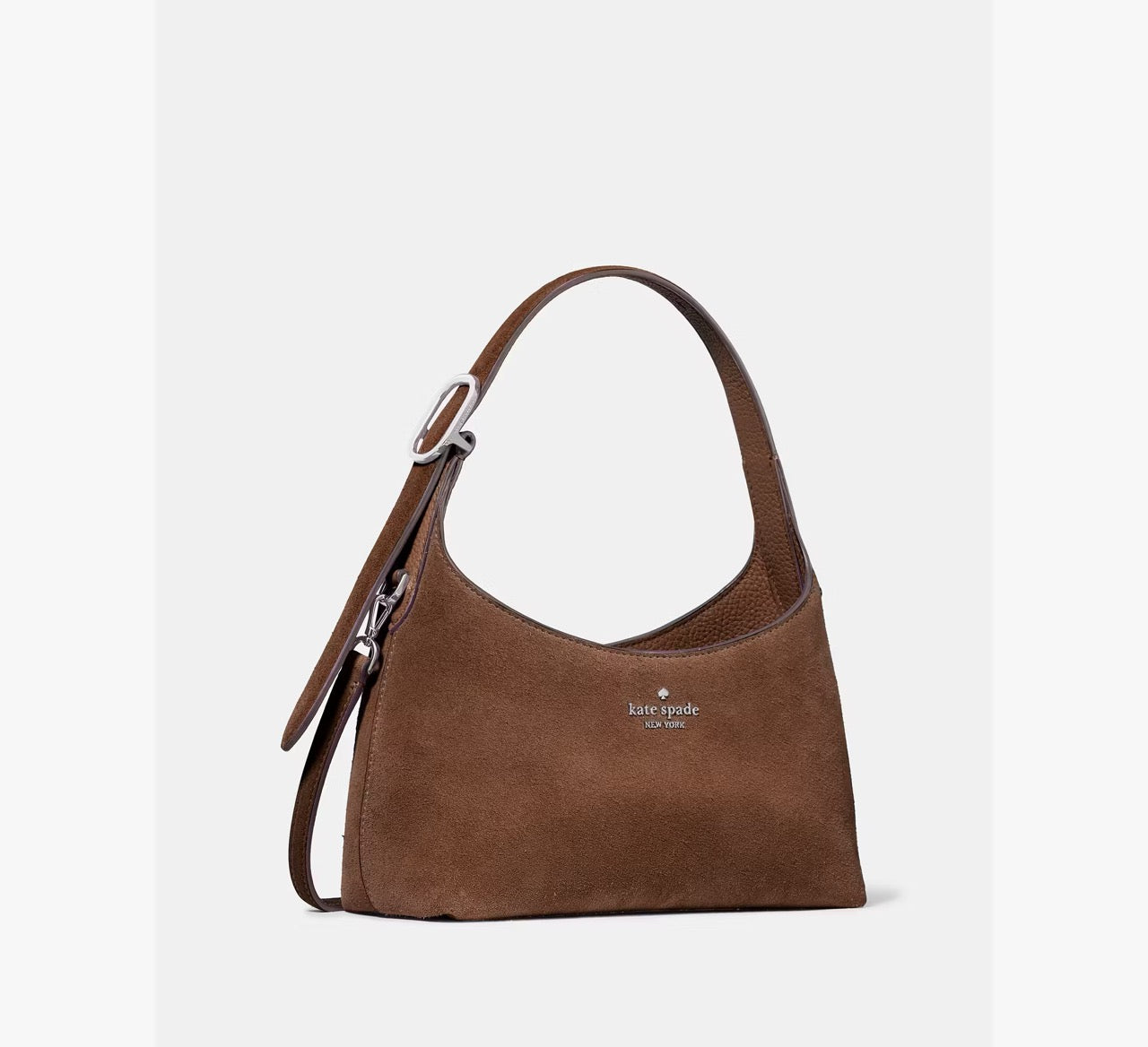 [READY STOCK MY] Kate Spade 454 Suede Mini Crossbody in Hot Fudge (KN427)