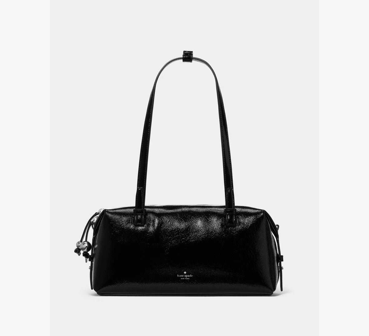 [WEB EXCLUSIVE][READY STOCK MY] Kate Spade Billie Shiny Leather Shoulder Bag in Black (KP269)