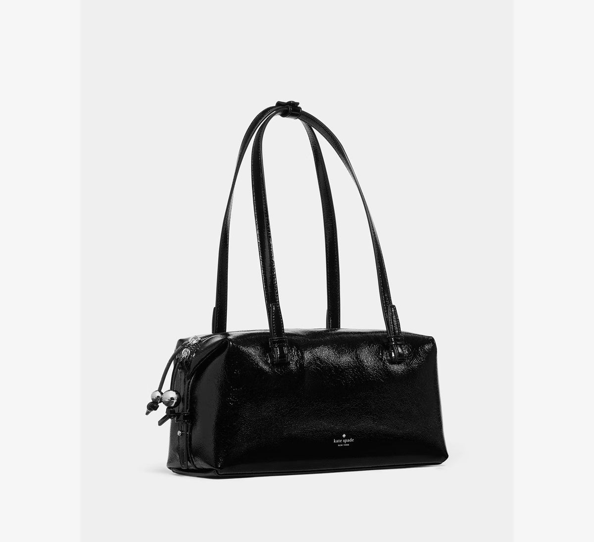 [WEB EXCLUSIVE][READY STOCK MY] Kate Spade Billie Shiny Leather Shoulder Bag in Black (KP269)