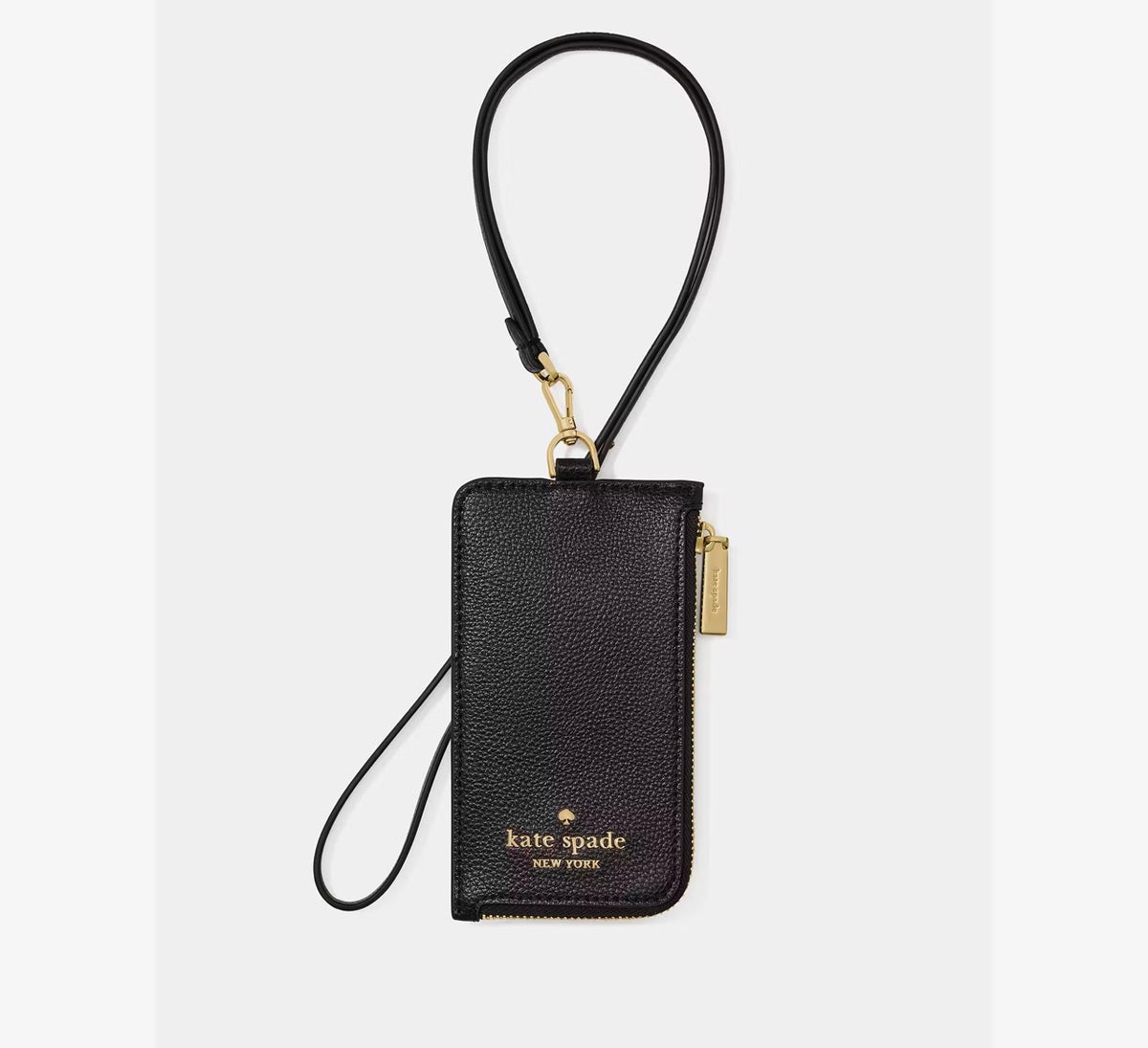 [READY STOCK MY] Kate Spade Card Case Lanyard in Black (KP247)