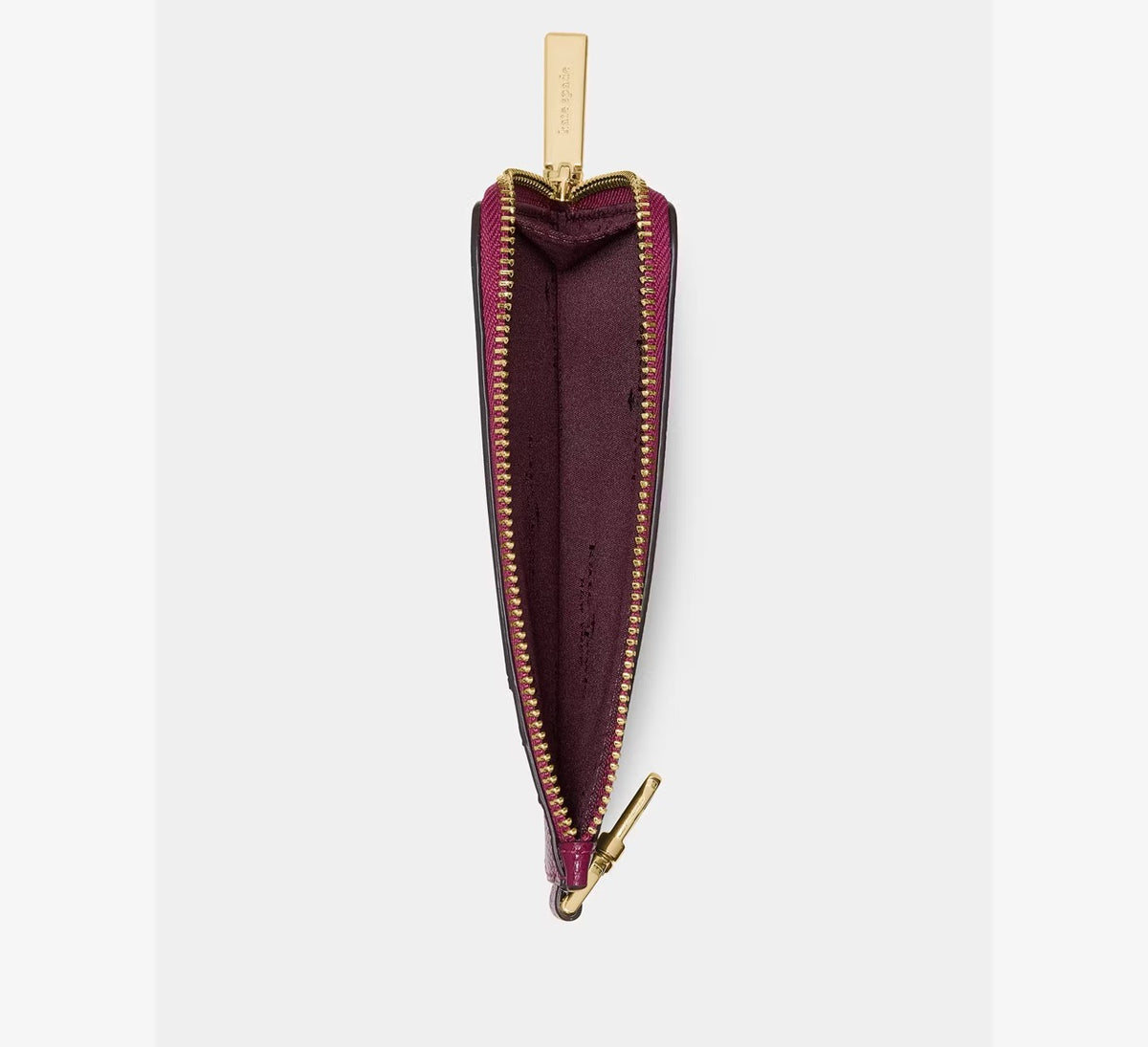 [READY STOCK MY] Kate Spade Card Case Lanyard in Dark Raspberry (KP247)