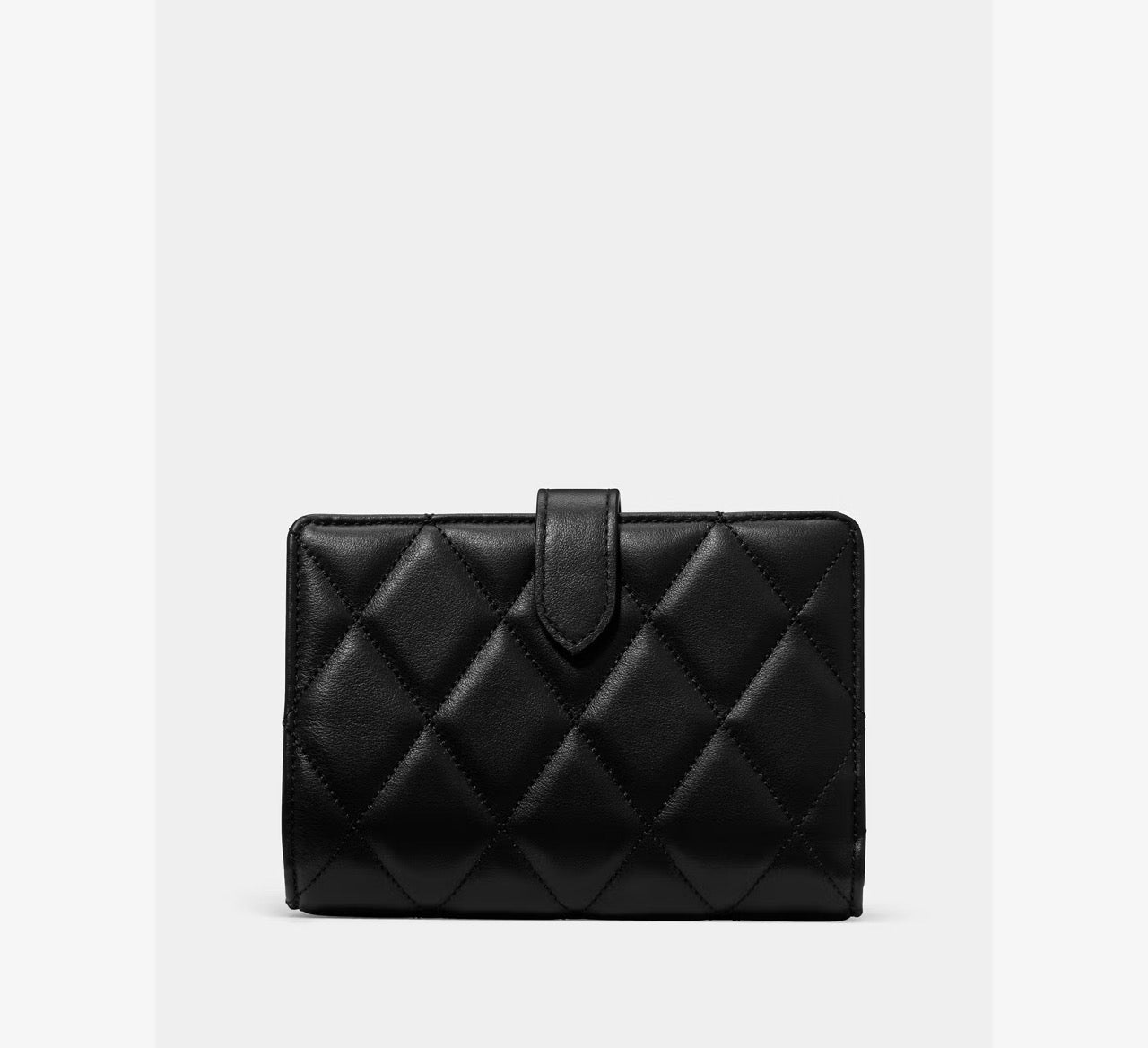 [READY STOCK MY] Kate Spade Carey Quilted Medium Bifold Wallet in Black (KN755)