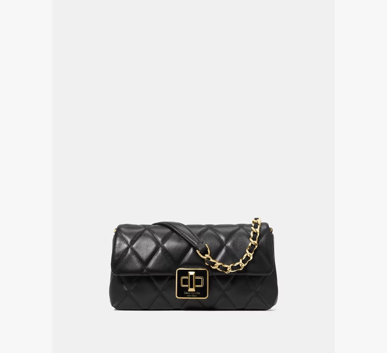 [INCOMING ETA 30 DAYS] Kate Spade Carey Quilted Mini Crossbody in Black (KM531)