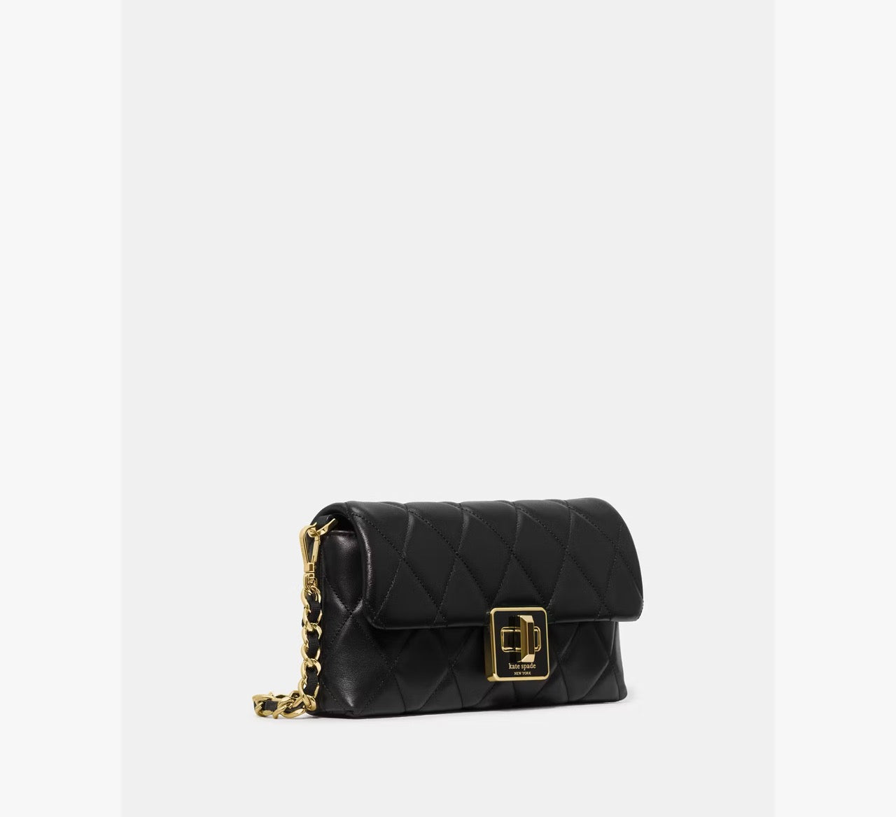 [INCOMING ETA 30 DAYS] Kate Spade Carey Quilted Mini Crossbody in Black (KM531)