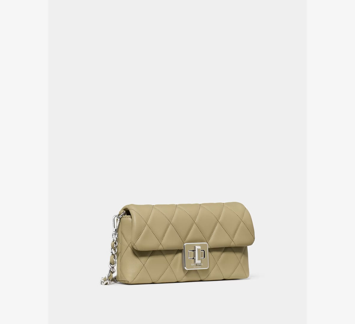 [READY STOCK MY] Kate Spade Carey Quilted Mini Crossbody in Elm (KM531)