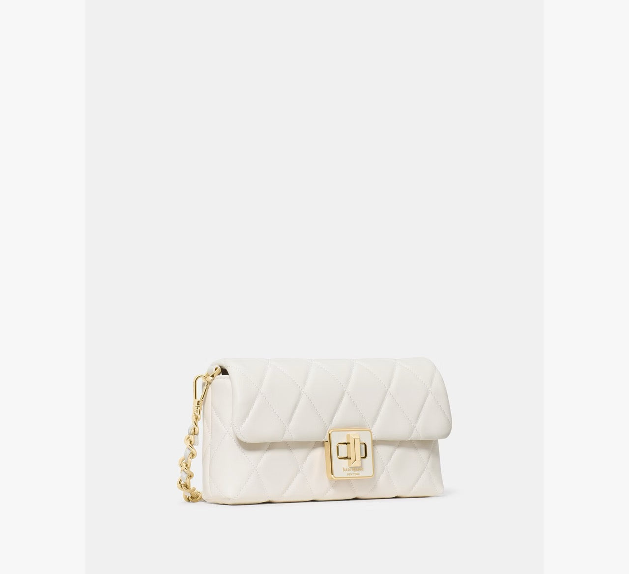 [INCOMING ETA 30 DAYS] Kate Spade Carey Quilted Mini Crossbody in Meringue (KM531)