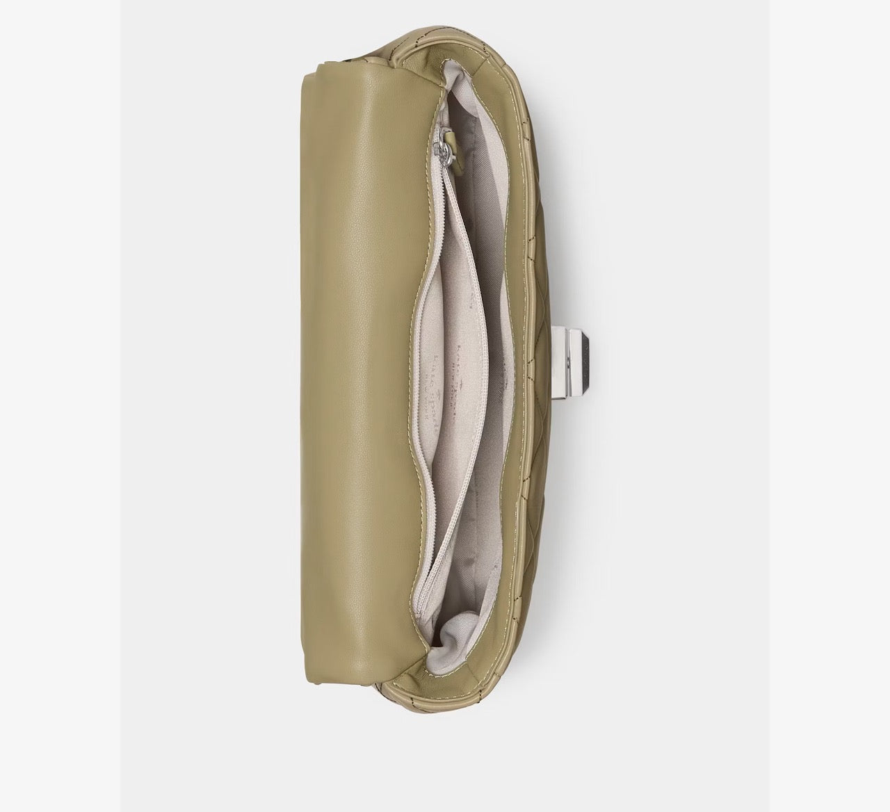 [WEB EXCLUSIVE][READY STOCK MY] Kate Spade Carey Quilted Small Flap Crossbody in Elm (KM708)