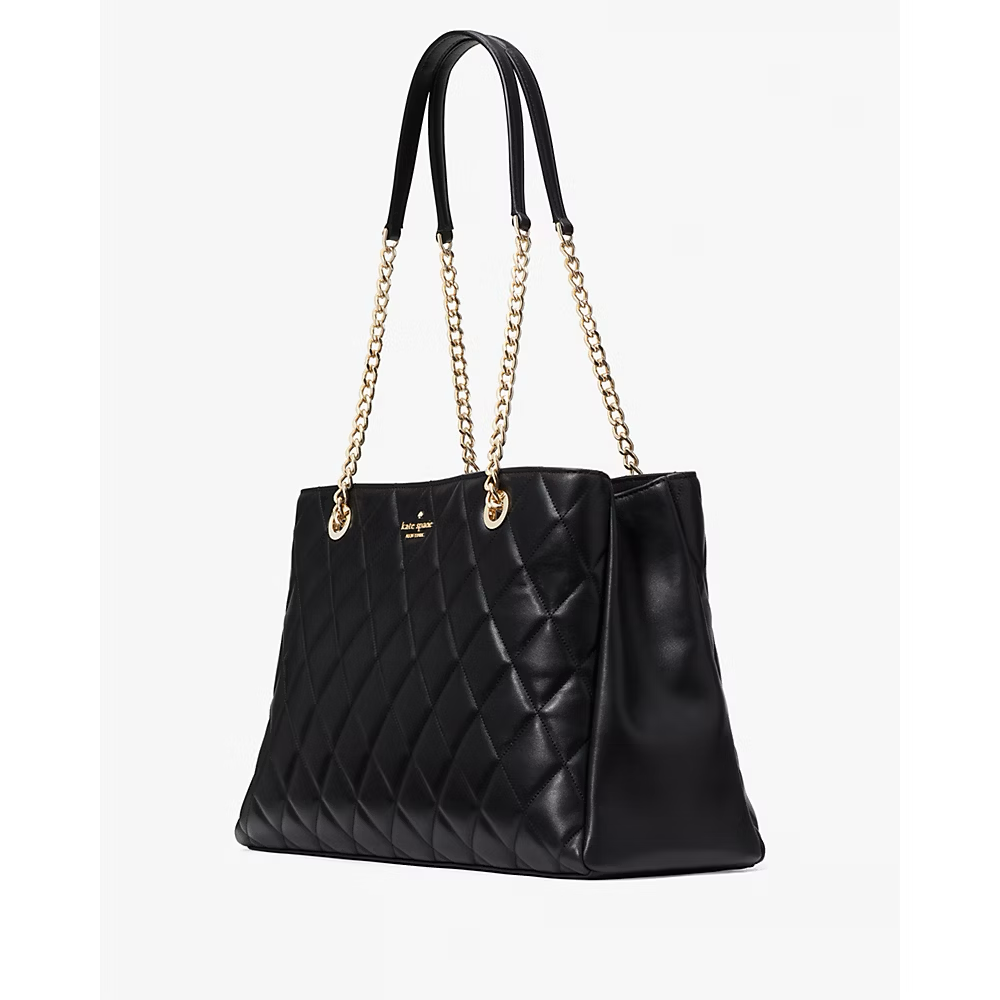 [INCOMING ETA 30 DAYS] Kate Spade Carey Quilted Tote in Black (KH229)