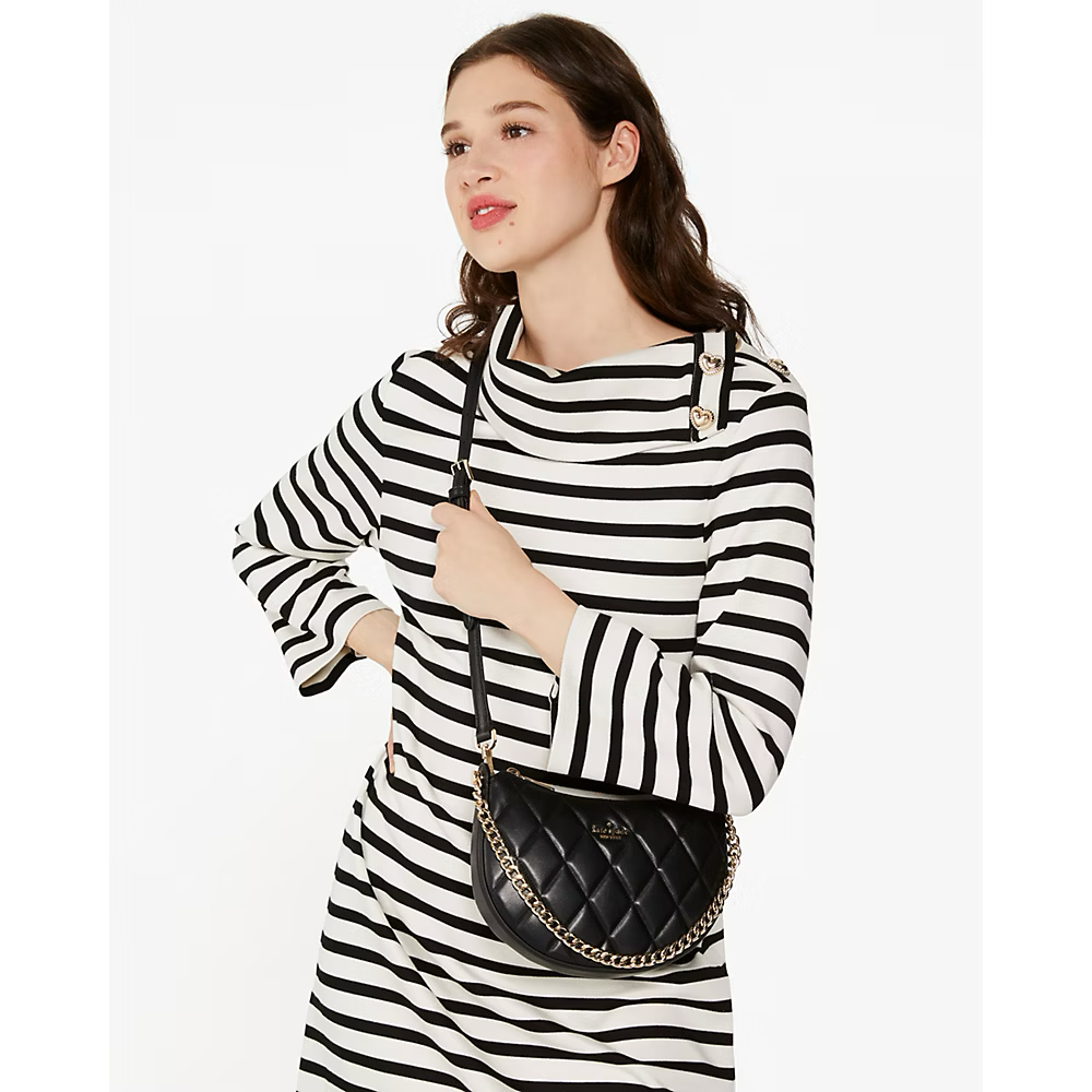 Kate Spade Carey Zip Top Crossbody in Black (KG421)