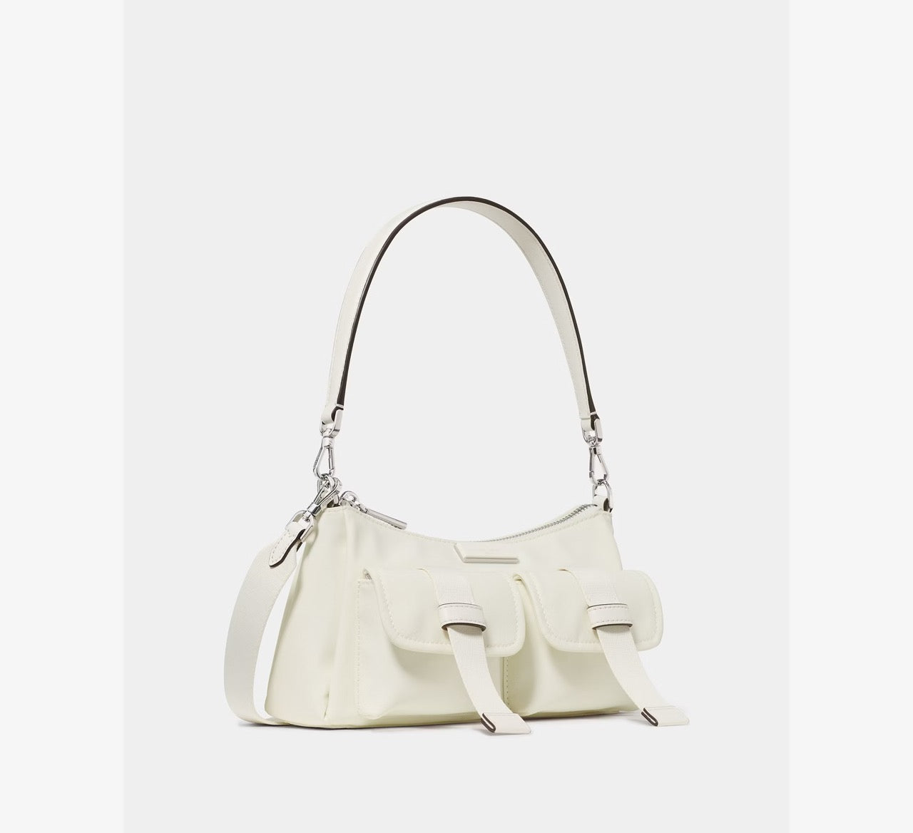 [READY STOCK MY] Kate Spade Carter Ksnyl Cargo Crossbody Bag in Meringue (KN673)