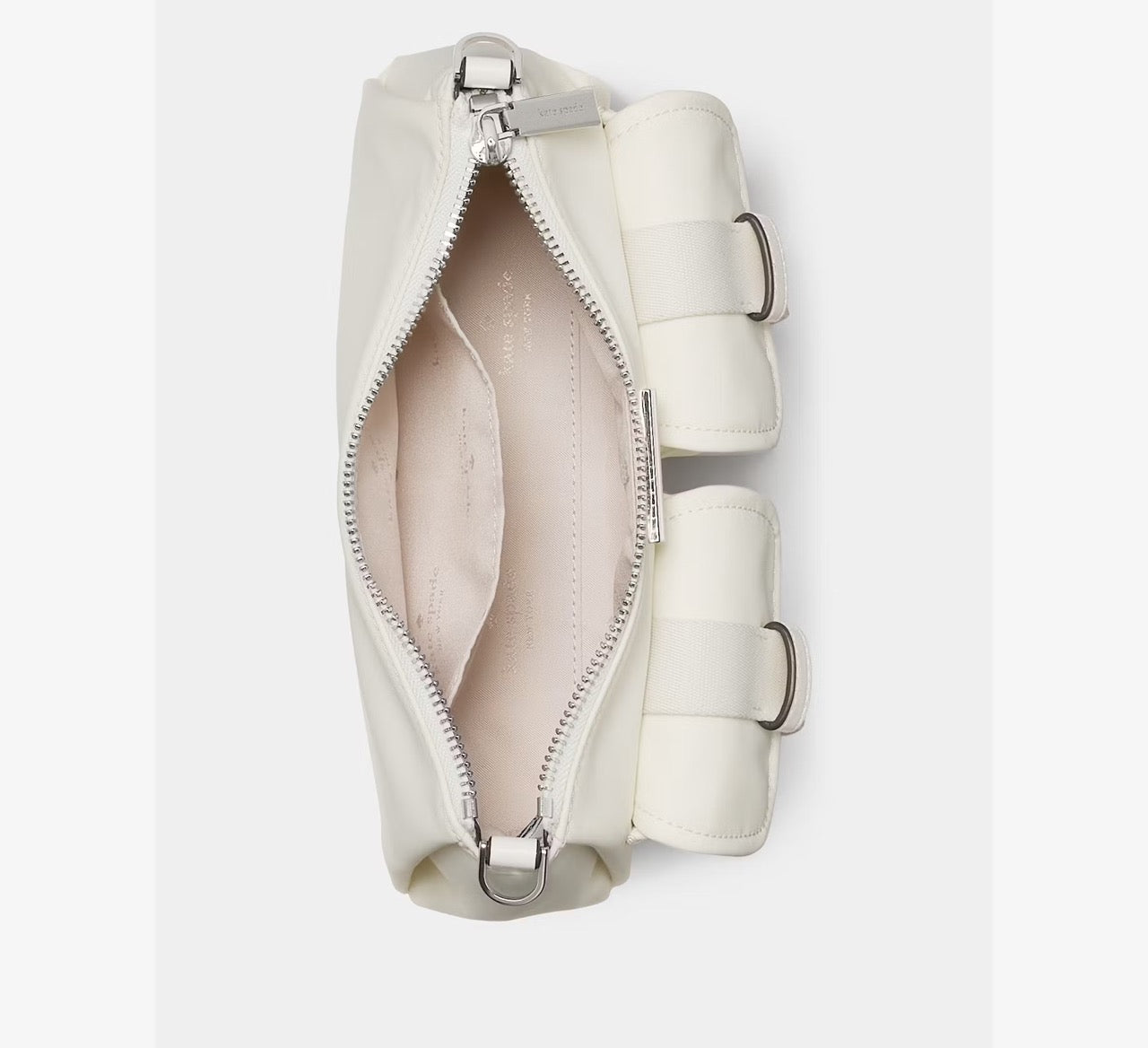 [READY STOCK MY] Kate Spade Carter Ksnyl Cargo Crossbody Bag in Meringue (KN673)