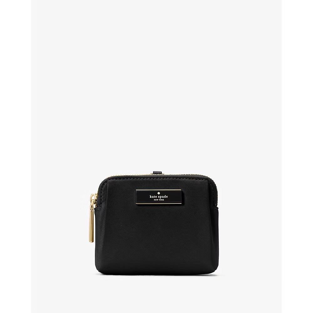 [INCOMING ETA 30 DAYS] Kate Spade Carter Nylon Card Case Lanyard in Black (KL878)