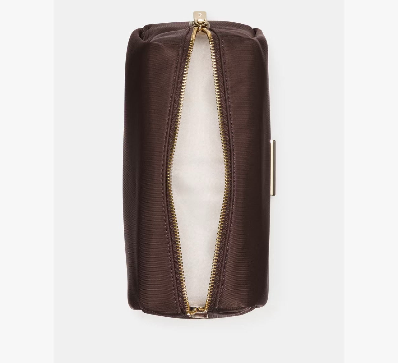 [READY STOCK MY] Kate Spade Carter Nylon Cosmetic Pouch in Hot Fudge (KL875)