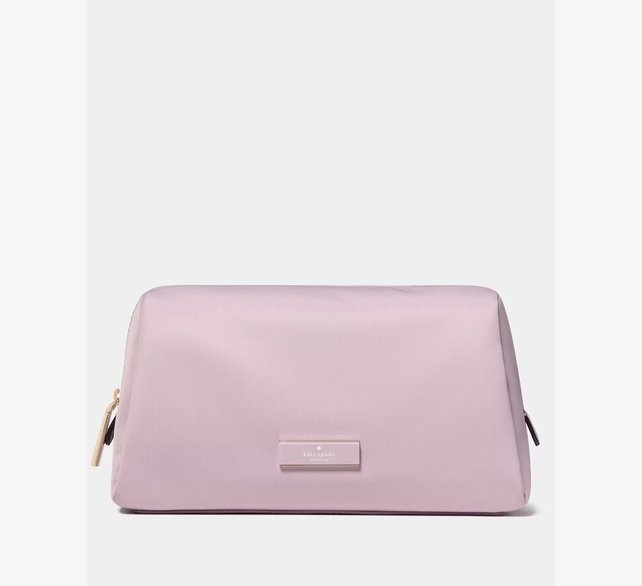 [READY STOCK MY] Kate Spade Carter Nylon Cosmetic Pouch in Lavender (KL875)