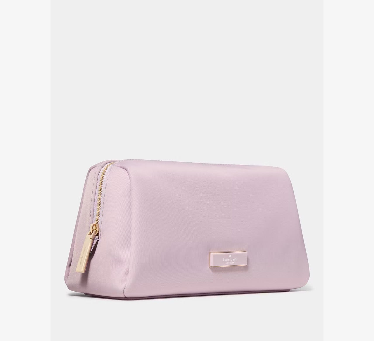 [READY STOCK MY] Kate Spade Carter Nylon Cosmetic Pouch in Lavender (KL875)