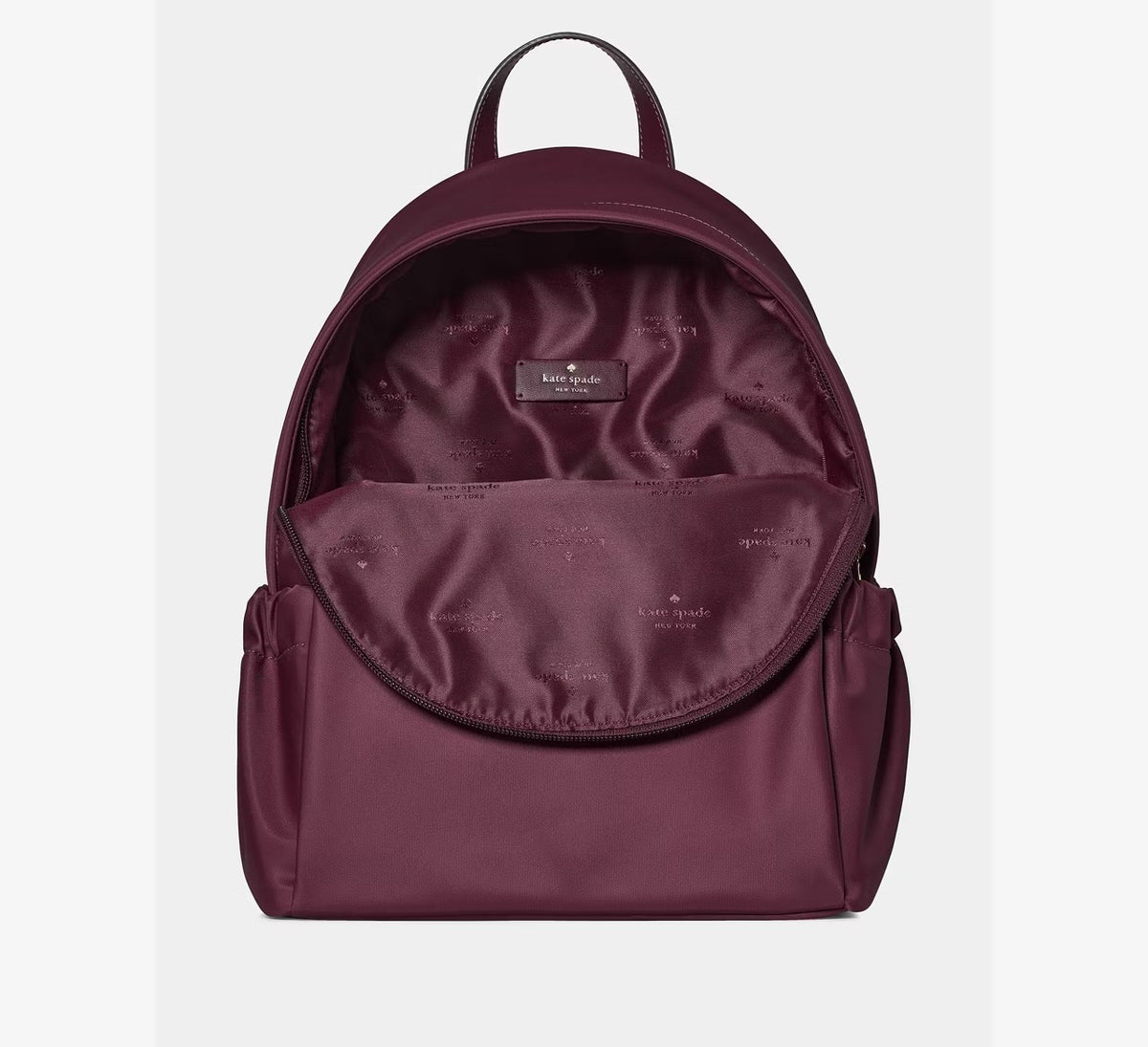 [INCOMING ETA 30 DAYS] Kate Spade Carter Nylon Dome Backpack in Deep Cherry (KP110)