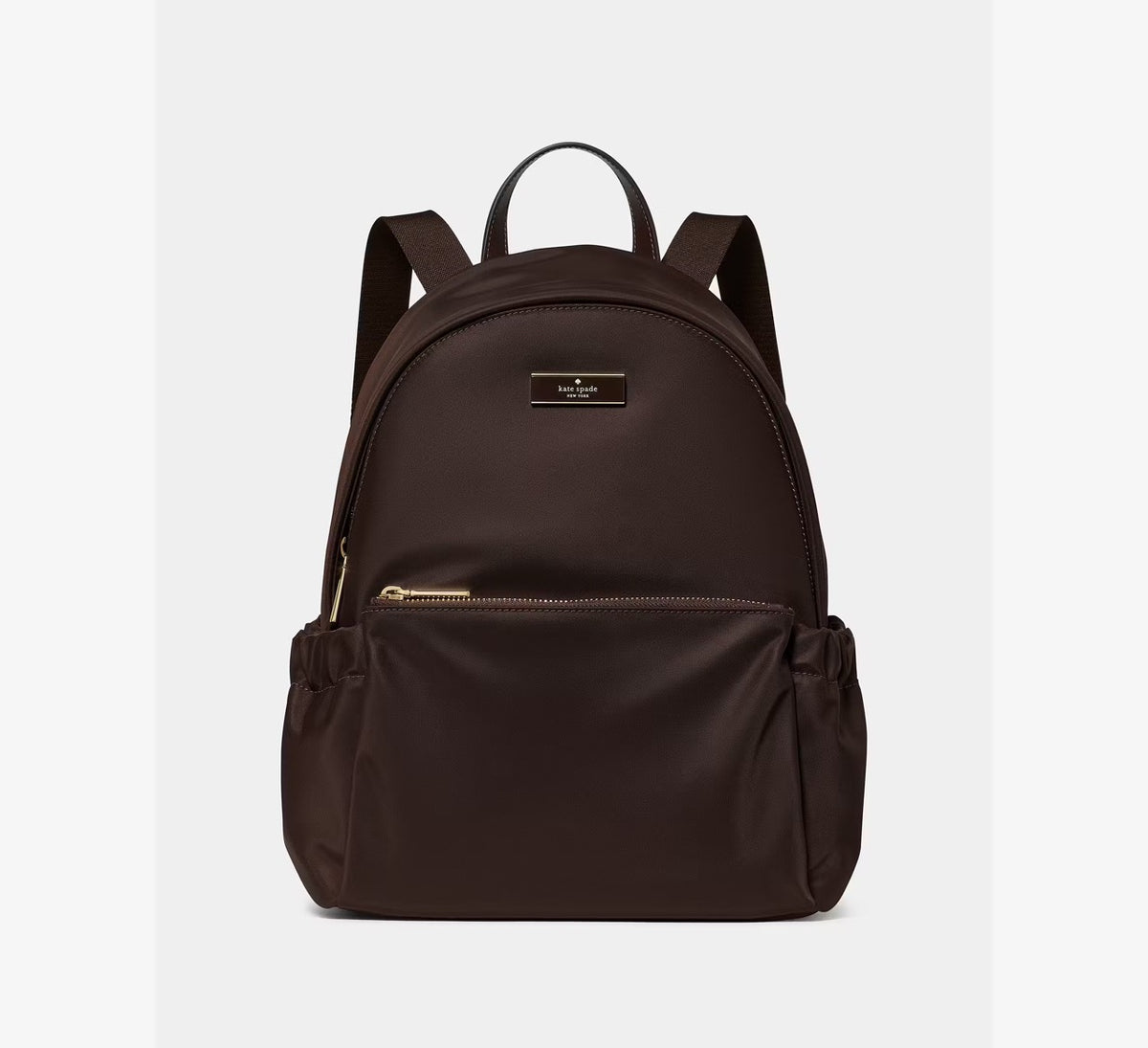[WEB EXCLUSIVE][READY STOCK MY] Kate Spade Carter Nylon Dome Backpack in Hot Fudge (KP110)
