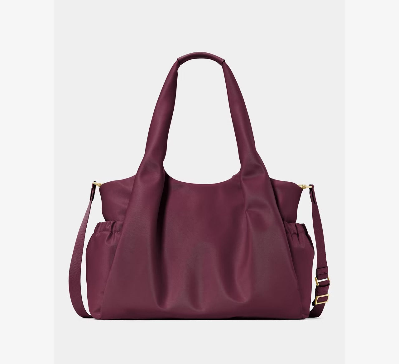 [WEB EXCLUSIVE][INCOMING ETA 30 DAYS] Kate Spade Carter Nylon Large Baby Bag in Deep Cherry (KL960)