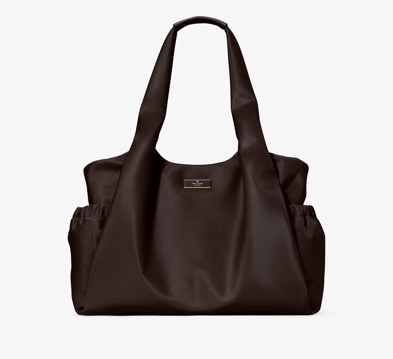 [INCOMING ETA 30 DAYS] Kate Spade Carter Nylon Large Baby Bag in Hot Fudge (KL960)