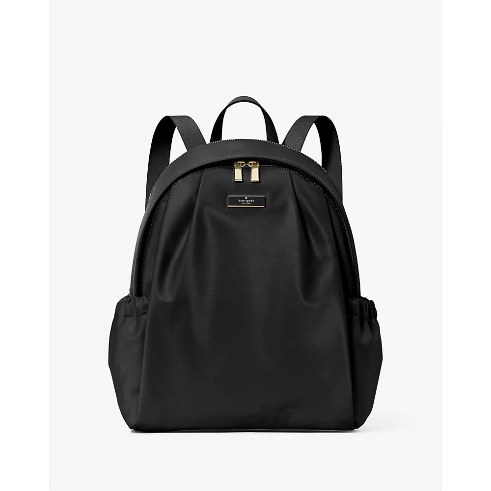 [READY STOCK MY] Kate Spade Carter Nylon Large Backpack in Black (KL962)