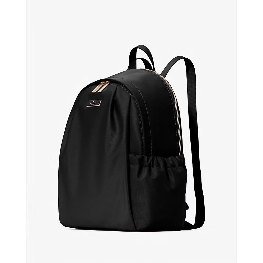 [READY STOCK MY] Kate Spade Carter Nylon Large Backpack in Black (KL962)