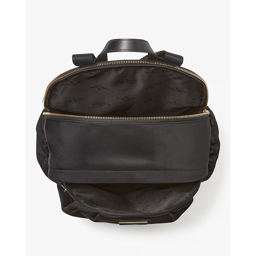 [READY STOCK MY] Kate Spade Carter Nylon Large Backpack in Black (KL962)