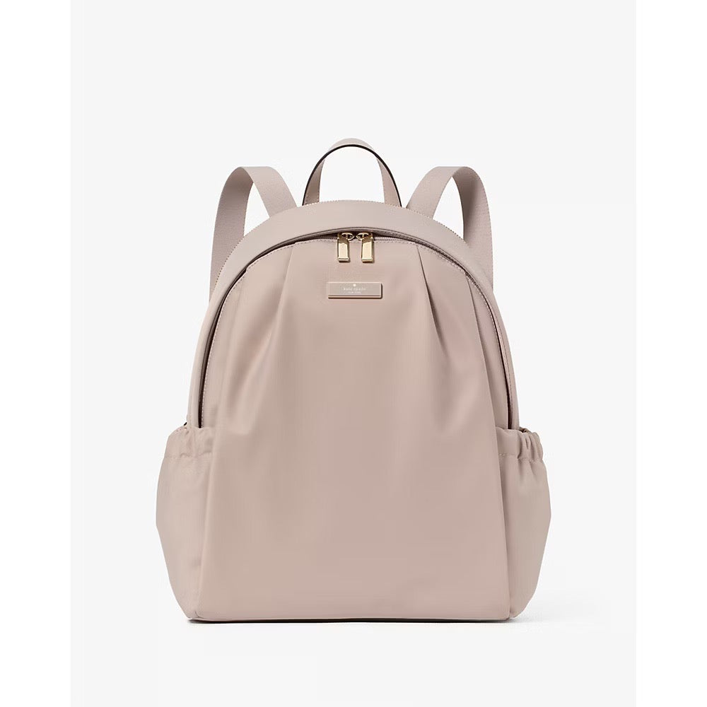 🎒 Kate Spade Carter Nylon Large Backpack in Cozy Grey (KL962