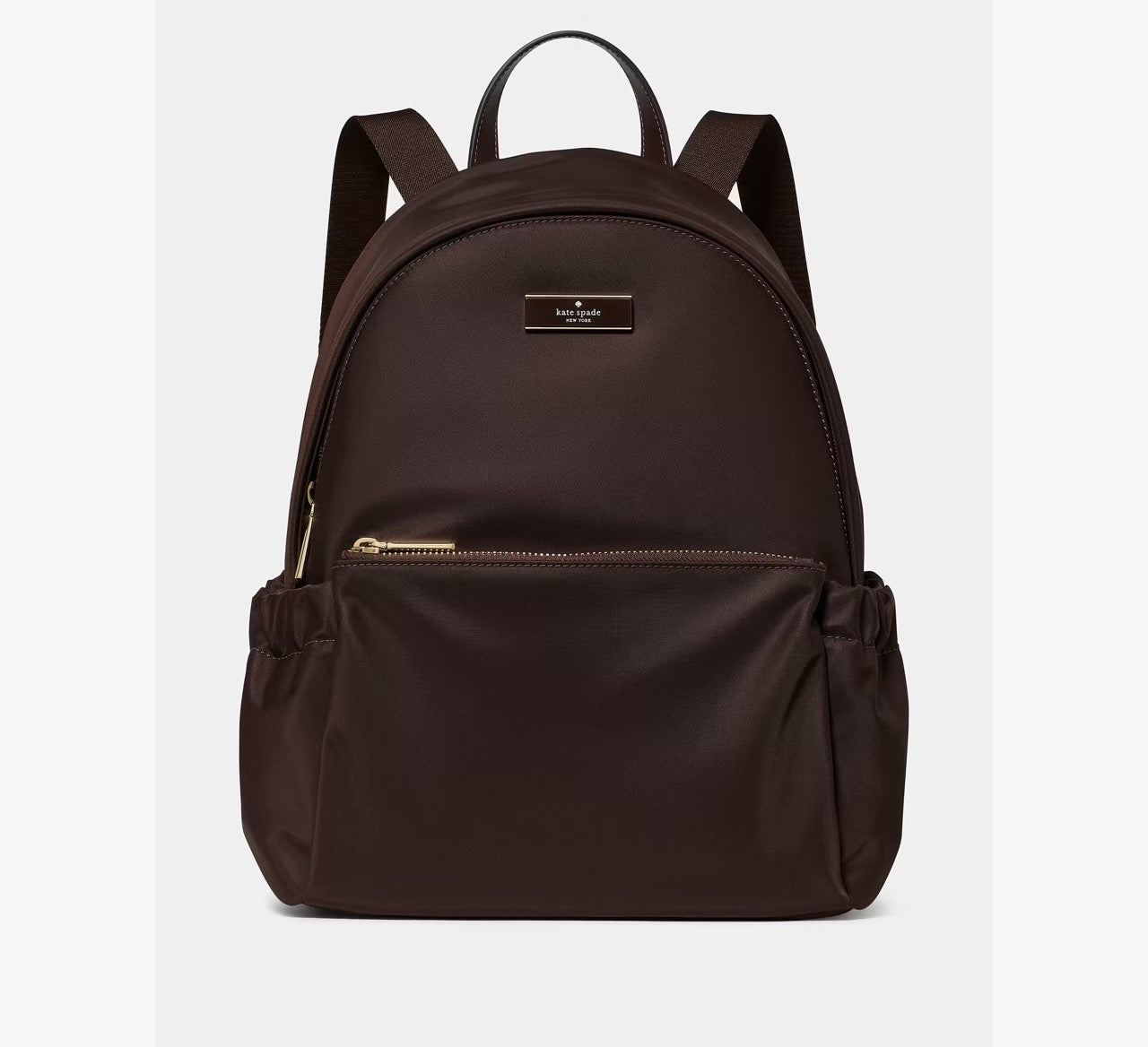 [INCOMING ETA 30 DAYS] Kate Spade Carter Nylon Large Dome Backpack in Hot Fudge (KP111)