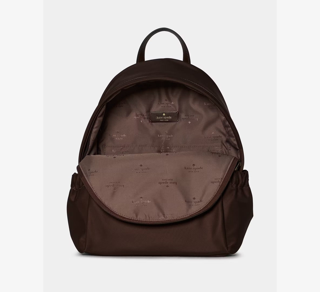 [INCOMING ETA 30 DAYS] Kate Spade Carter Nylon Large Dome Backpack in Hot Fudge (KP111)