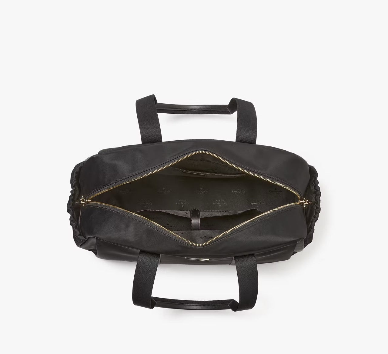 [READY STOCK MY] Kate Spade Carter Nylon Large Weekender in Black (KL968)