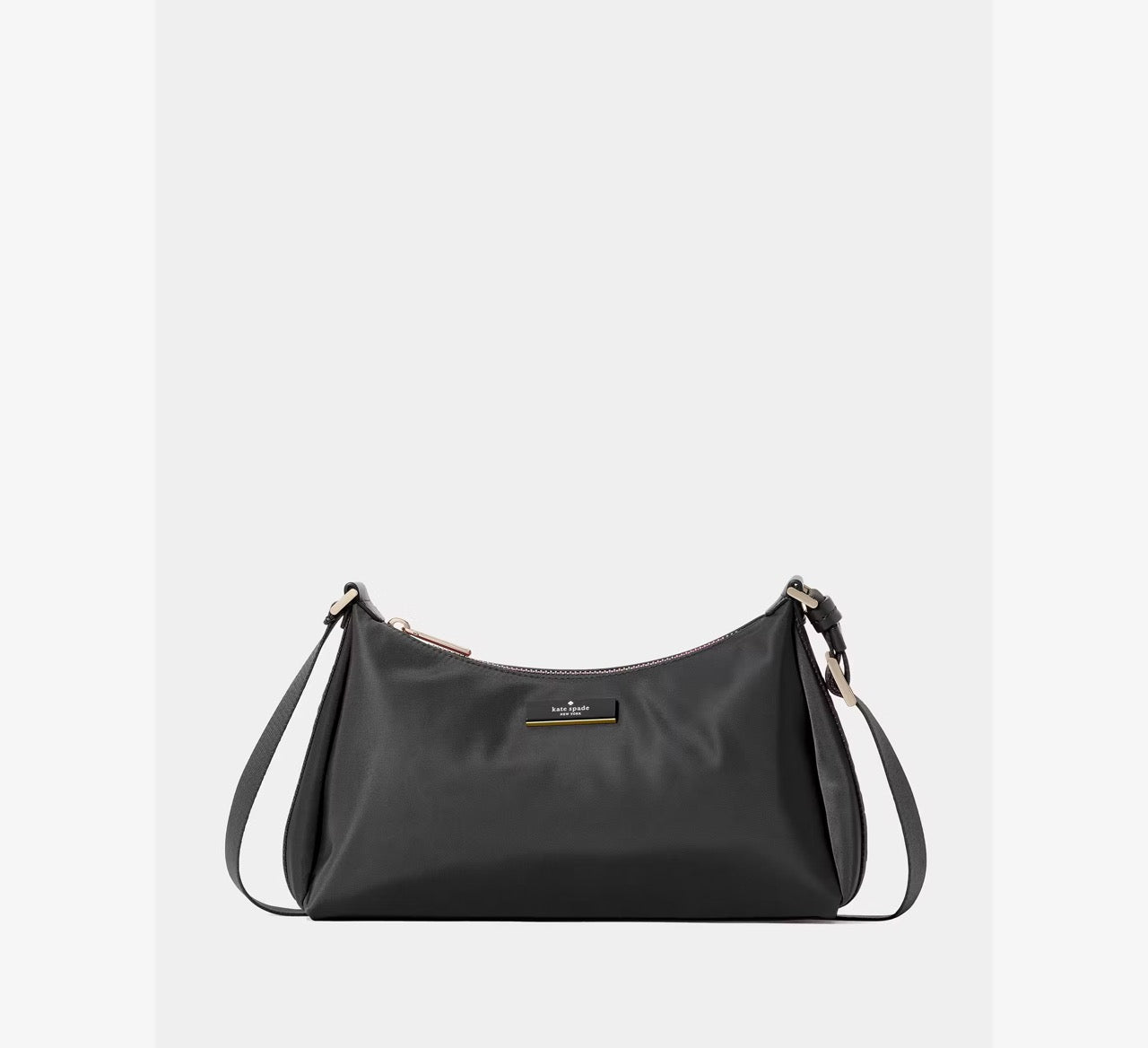 [READY STOCK MY] Kate Spade Carter Nylon Shoulder Bag in Black (KL967)