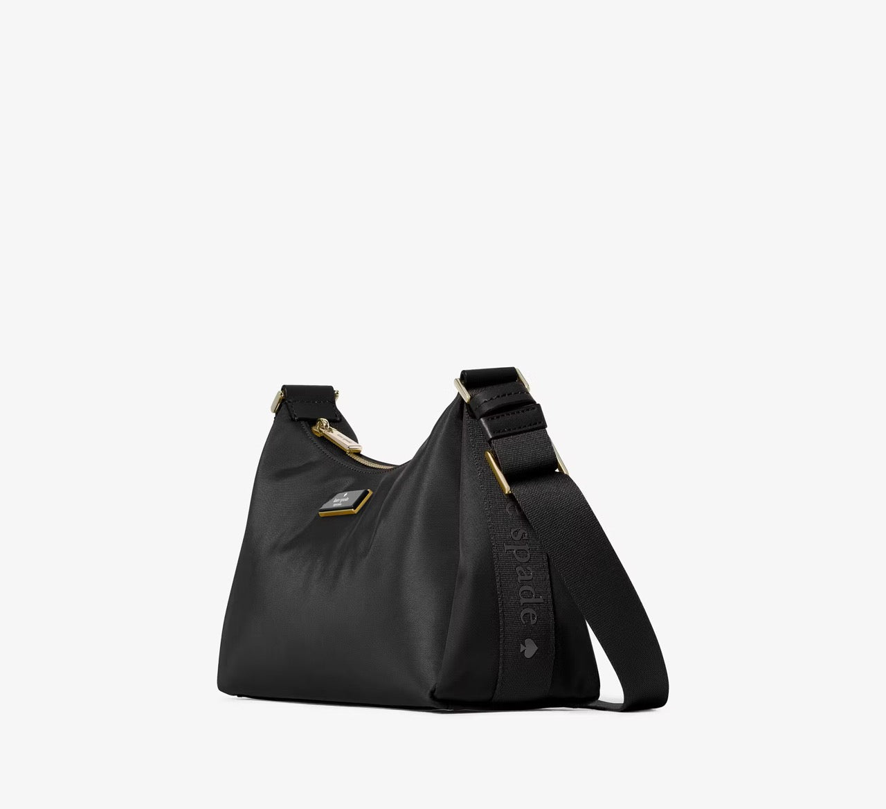 [READY STOCK MY] Kate Spade Carter Nylon Shoulder Bag in Black (KL967)