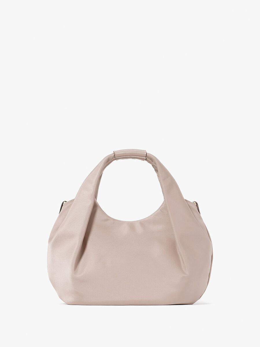 [INCOMING ETA 30 DAYS] Kate Spade Carter Nylon Small Pleated Crossbody in Cozy Grey (KL965)